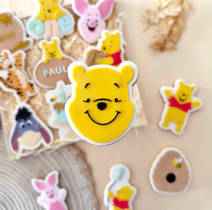Yellow Bear Set raised stamp by Le Monde De Mely