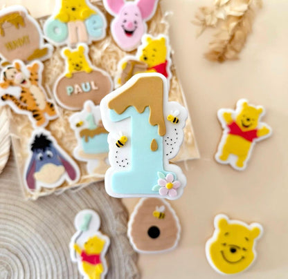 Yellow Bear Set raised stamp by Le Monde De Mely