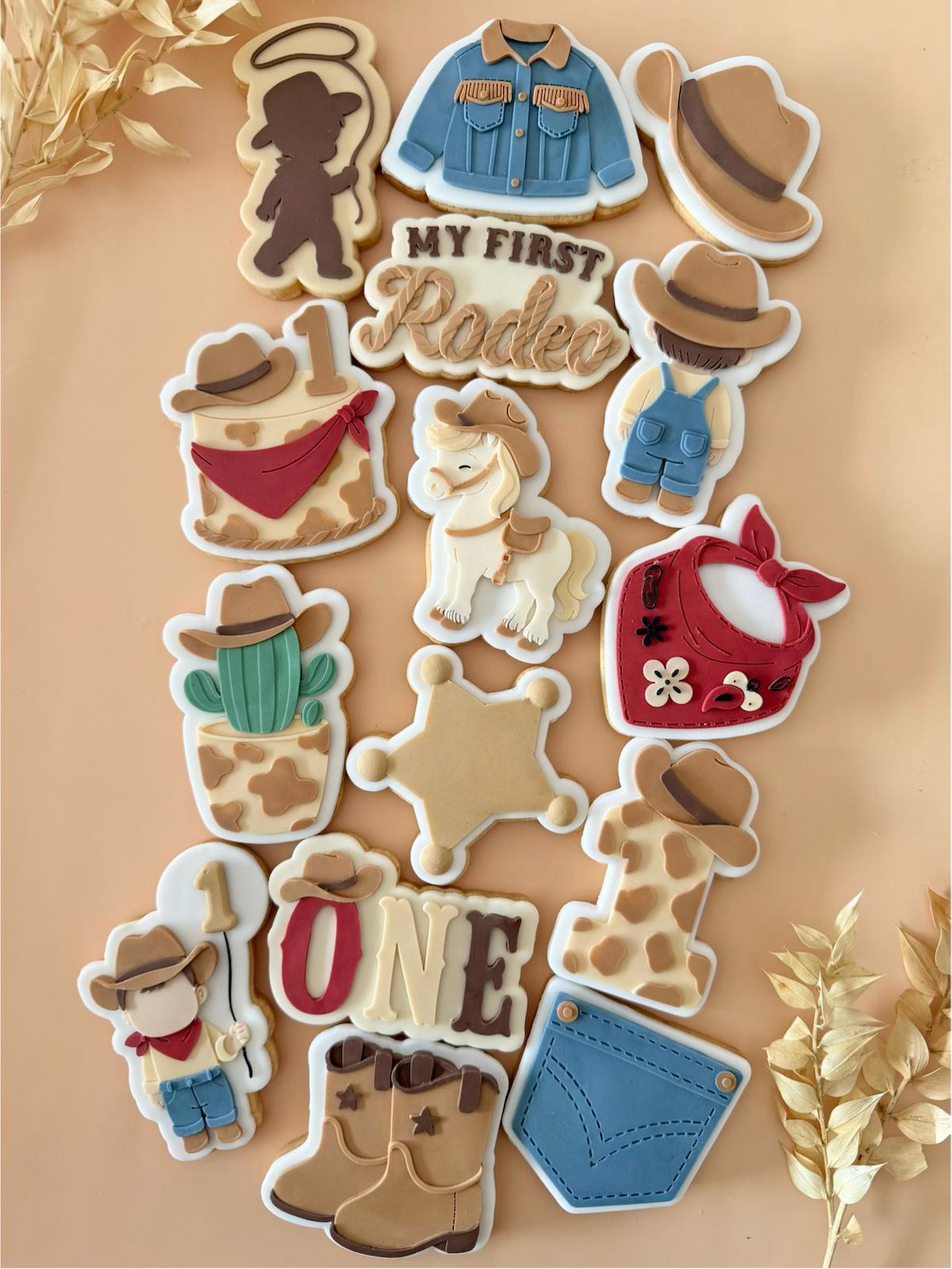 My First Rodeo Set raised stamp by Le Monde De Mely