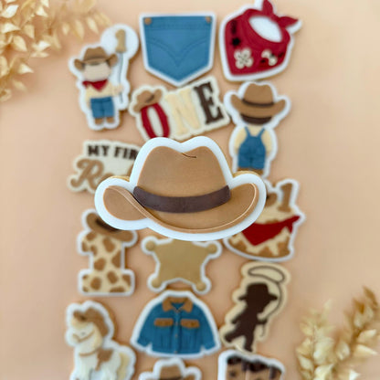 My First Rodeo Set raised stamp by Le Monde De Mely