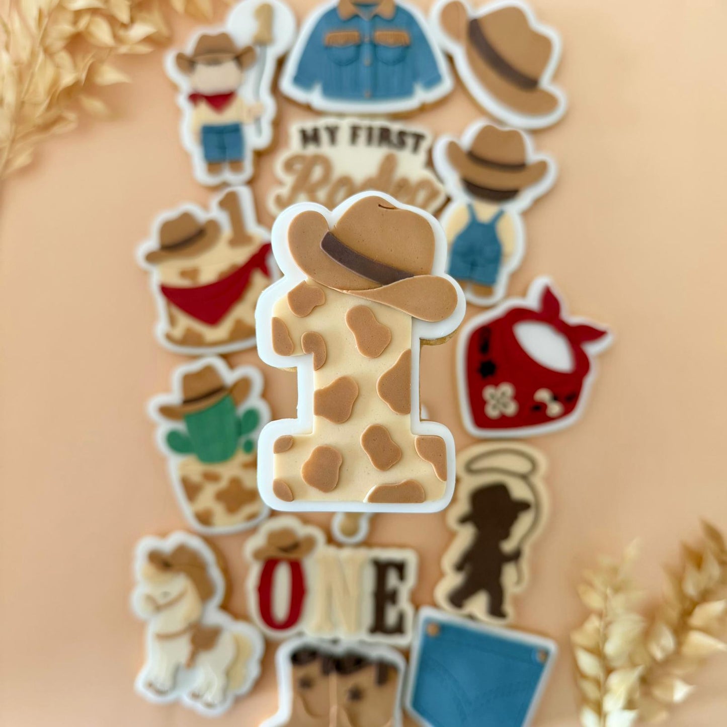 My First Rodeo Set raised stamp by Le Monde De Mely