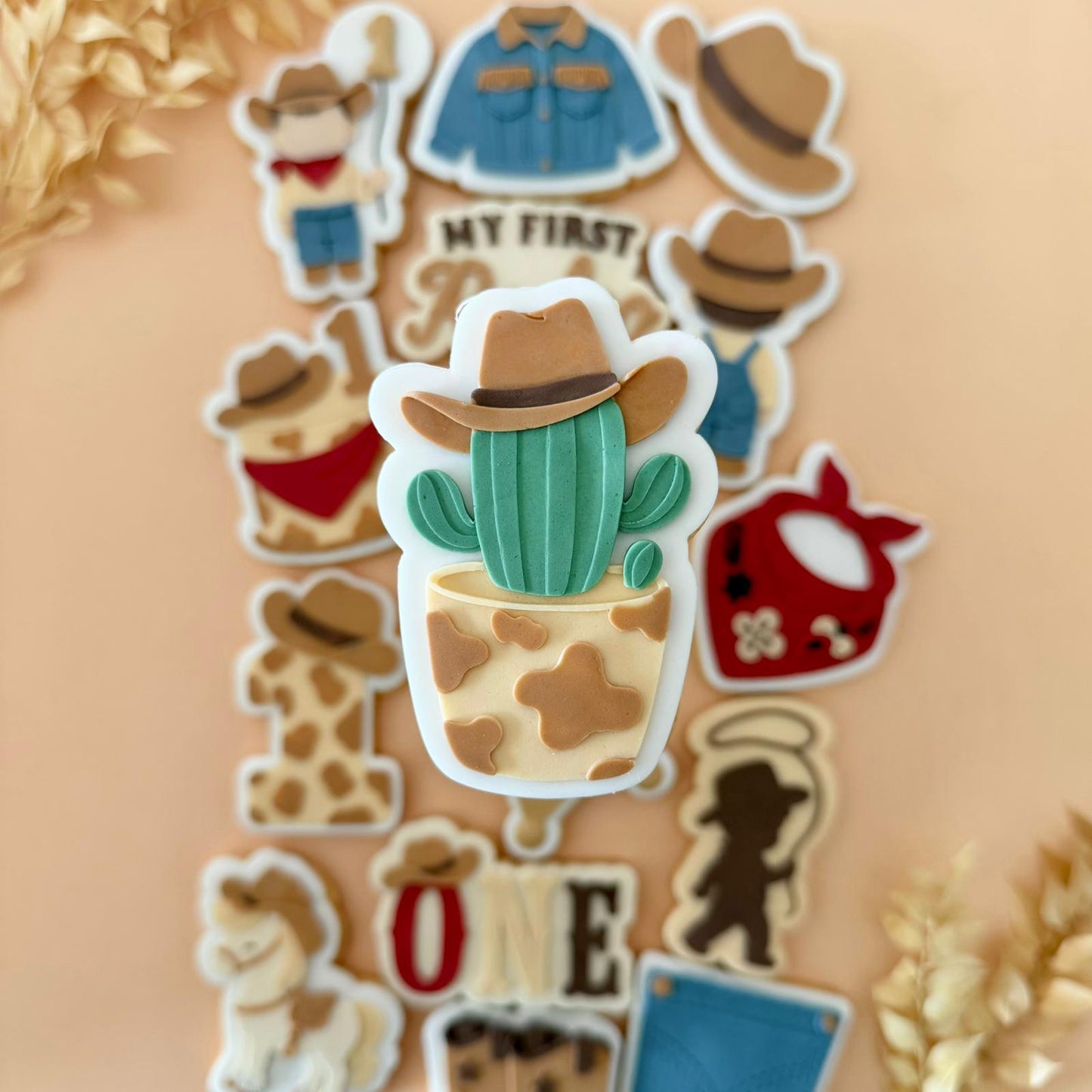 My First Rodeo Set raised stamp by Le Monde De Mely