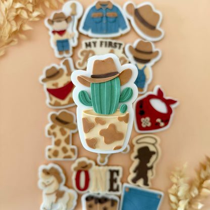 My First Rodeo Set raised stamp by Le Monde De Mely