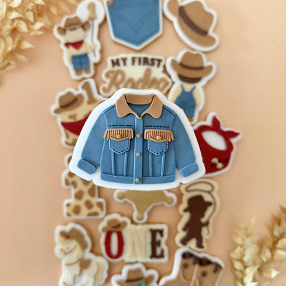 My First Rodeo Set raised stamp by Le Monde De Mely