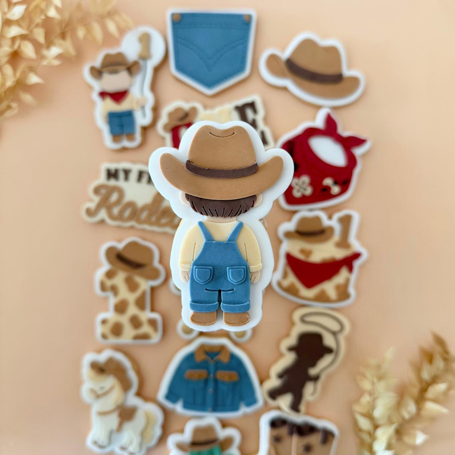 My First Rodeo Set raised stamp by Le Monde De Mely