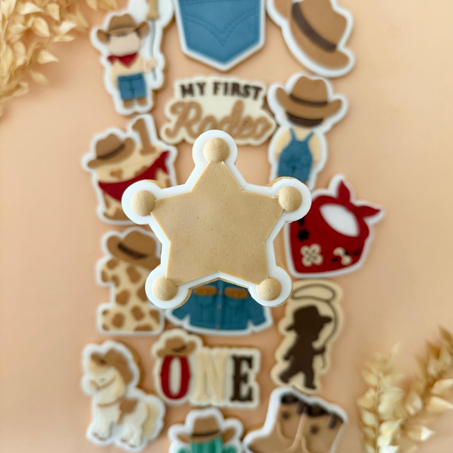 My First Rodeo Set raised stamp by Le Monde De Mely