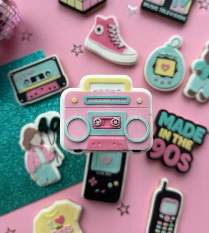 Retro 90's Set raised stamp by Le Monde De Mely