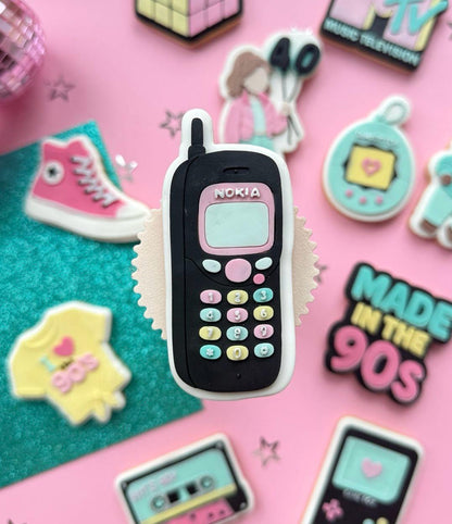 Retro 90's Set raised stamp by Le Monde De Mely