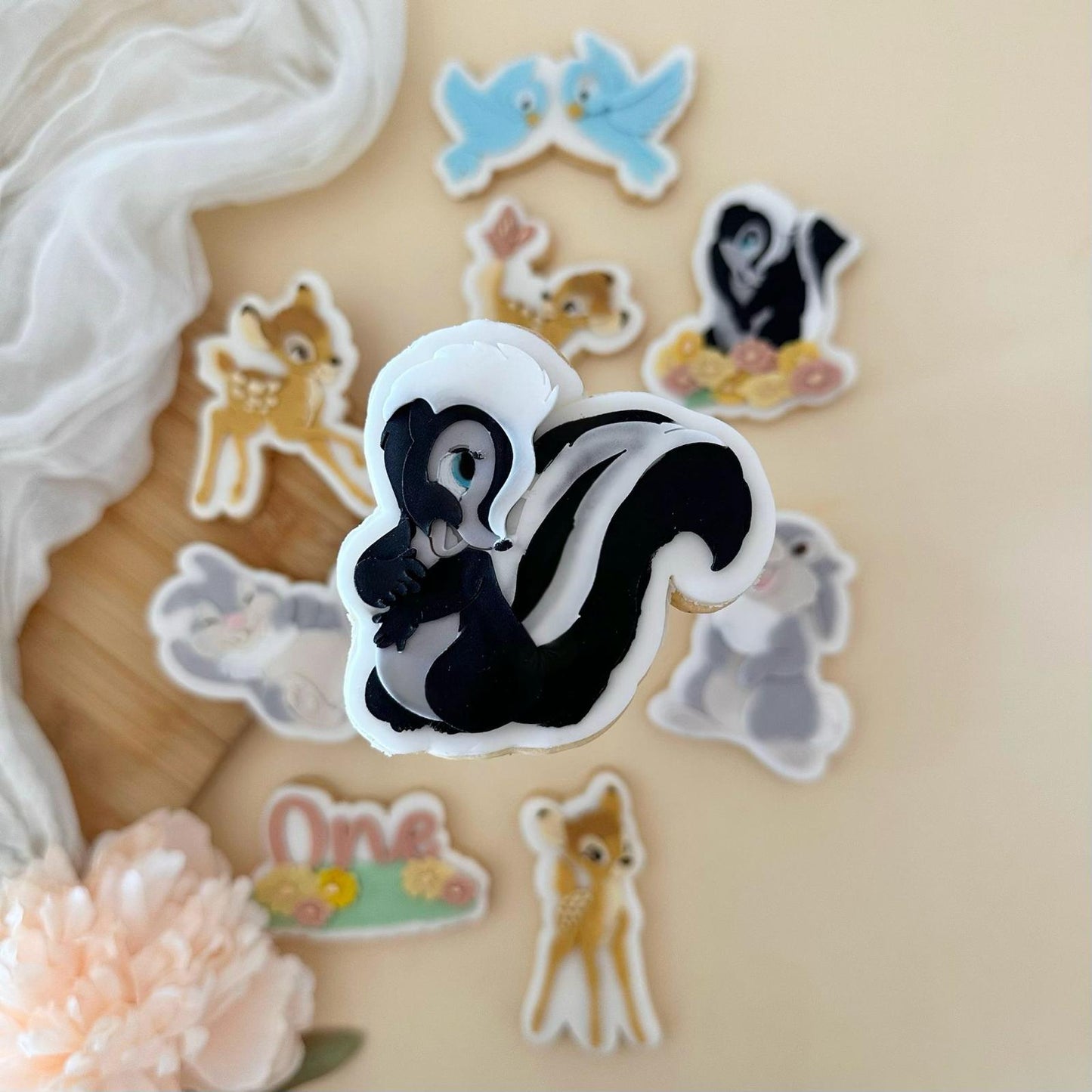 Deer Set raised stamp by Le Monde De Mely