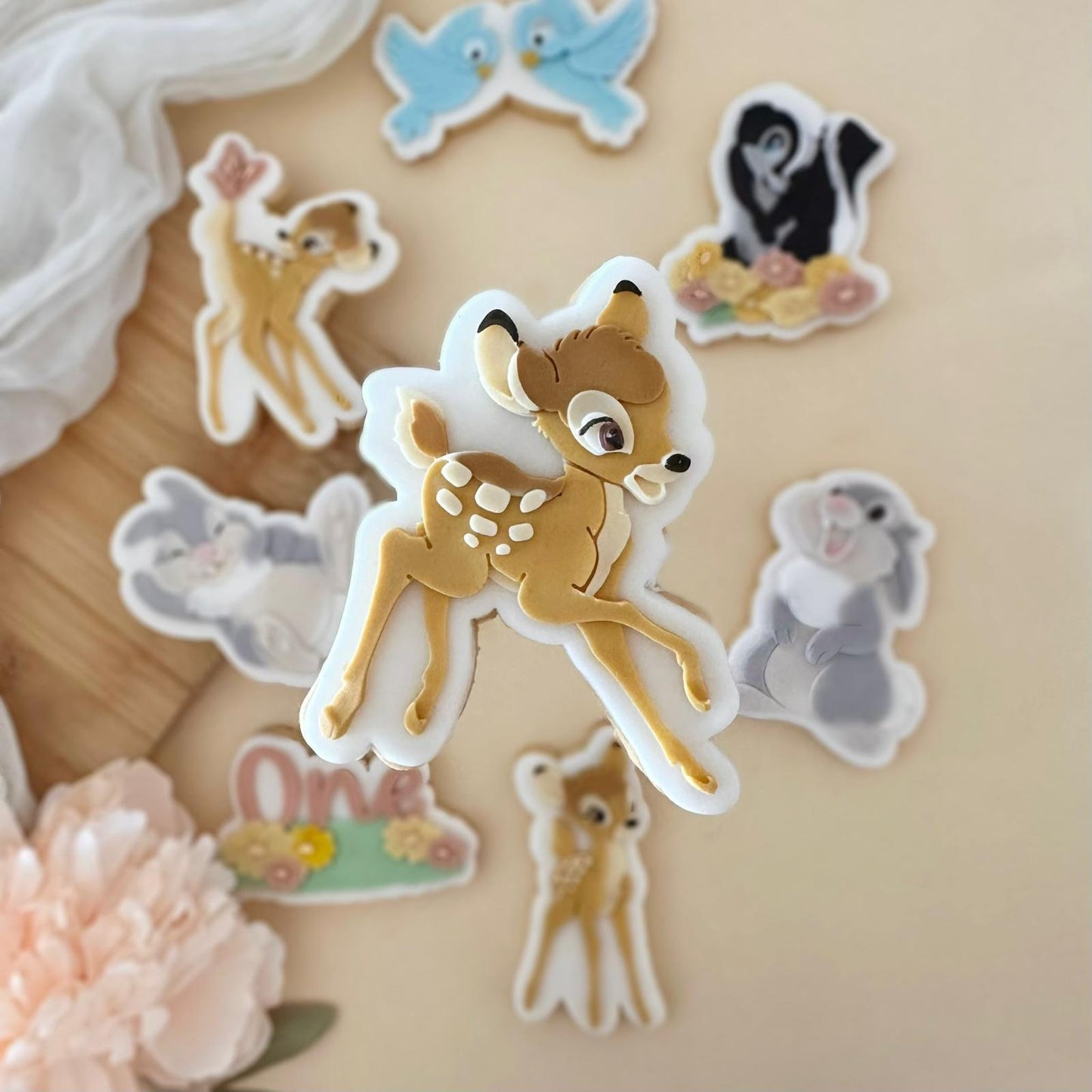 Deer Set raised stamp by Le Monde De Mely