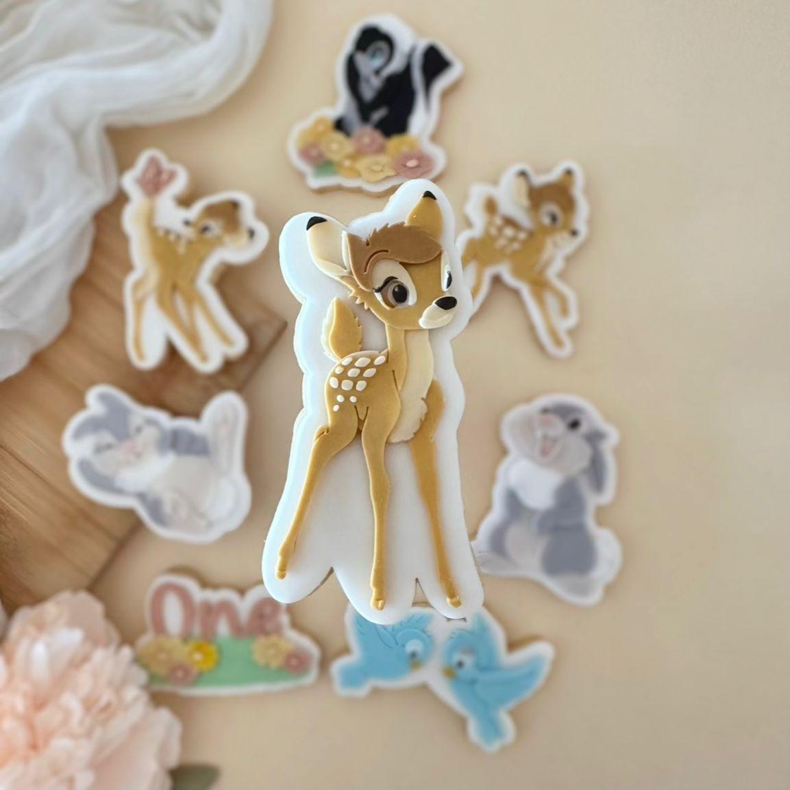 Deer Set raised stamp by Le Monde De Mely