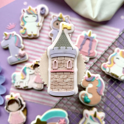 Unicorn birthday Set raised stamp by Le Monde De Mely