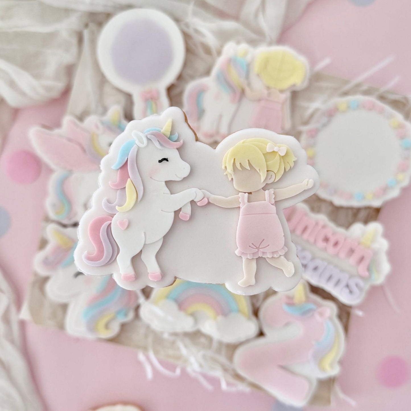 Unicorn Dreams Set raised stamp by Le Monde De Mely