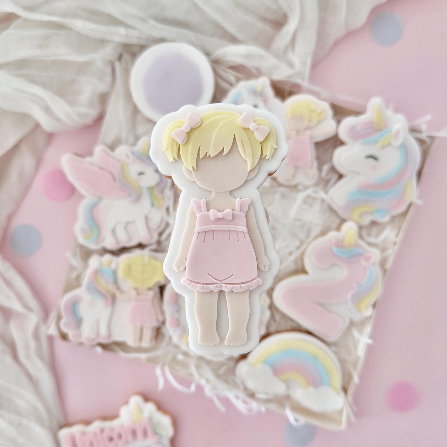 Unicorn Dreams Set raised stamp by Le Monde De Mely