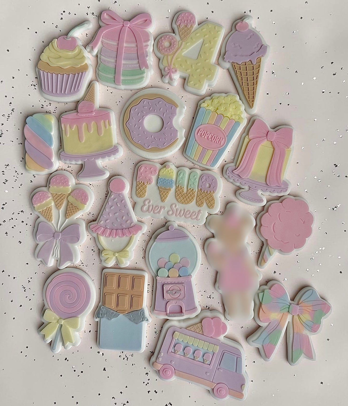 Ever So Sweet Set raised stamp by Bennets Biccys