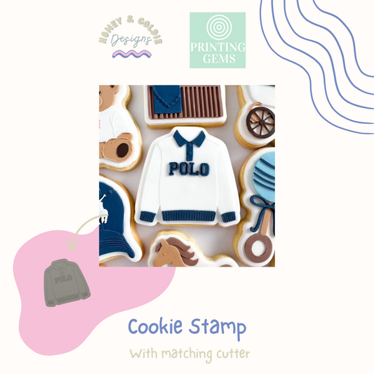 RL Polo raised stamp by Honey & Goldie