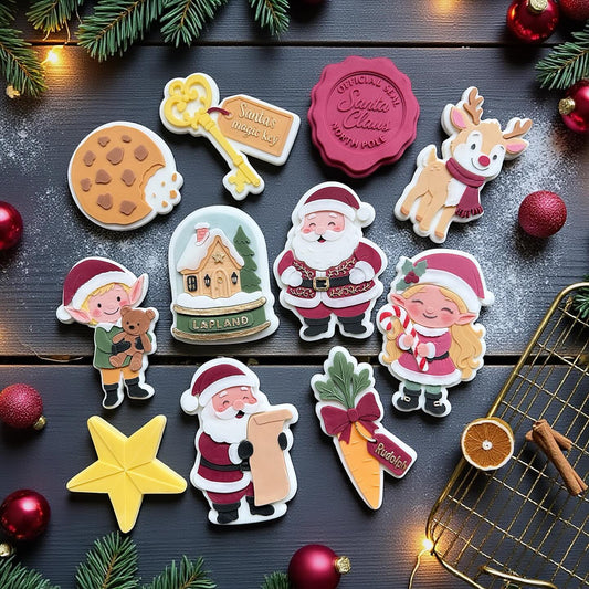 Christmas Lapland Set raised stamp by Bennetts Biccys