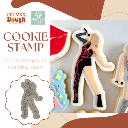 Reputation Pose raised stamp by Crumb and Dough