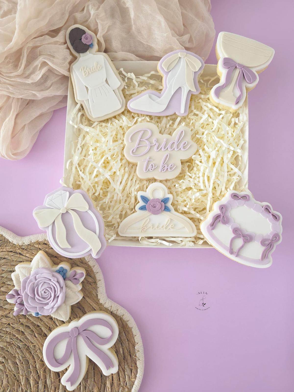 Bride to Be Set raised stamp by Le Monde De Mely
