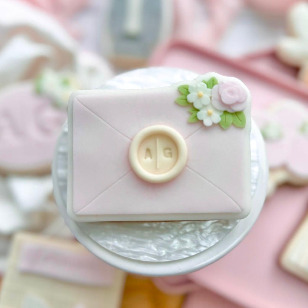Wedding Invitation Set raised stamp by Le Monde De Mely