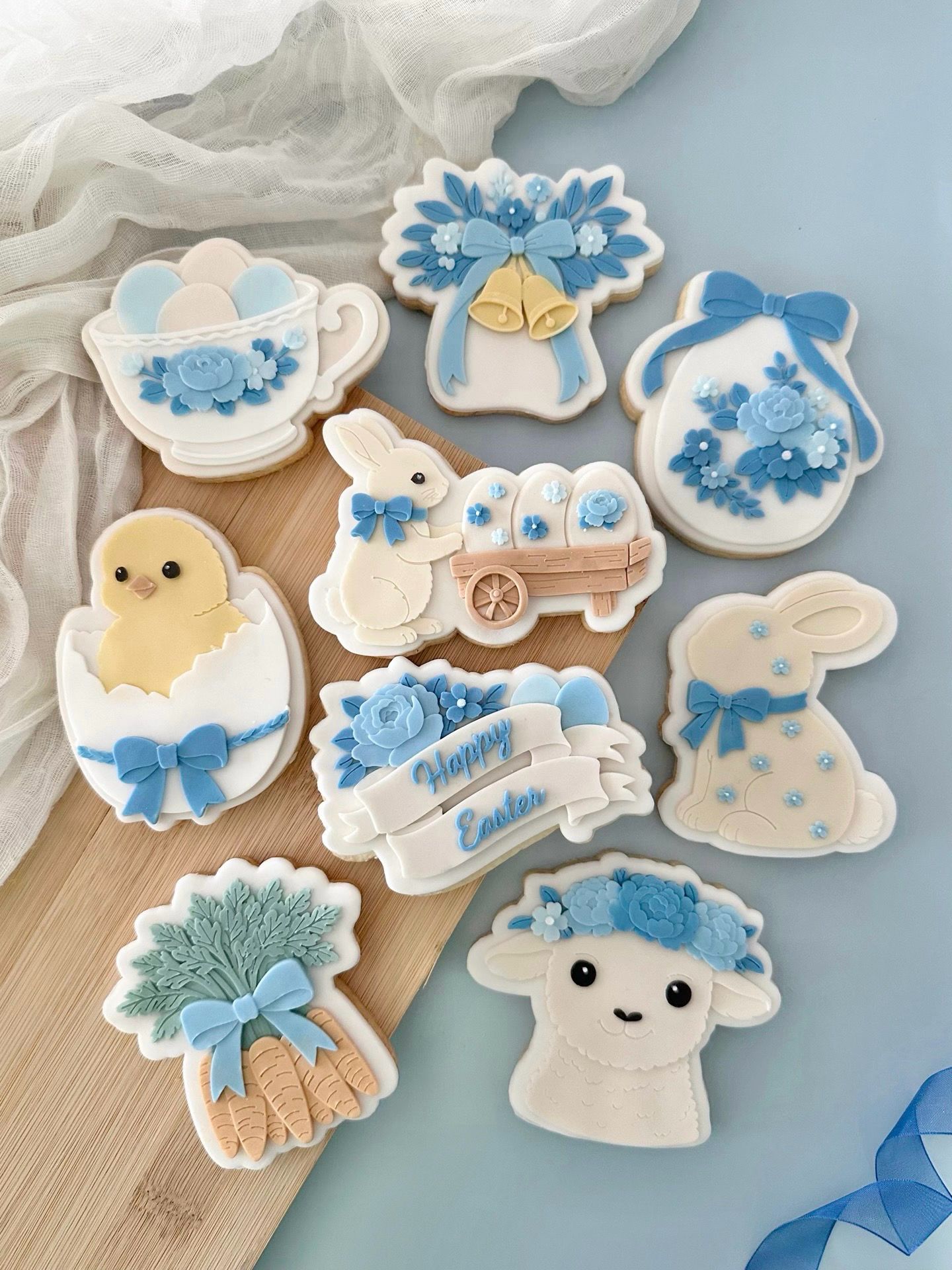 Easter Set #1 raised stamp by Le Monde De Mely