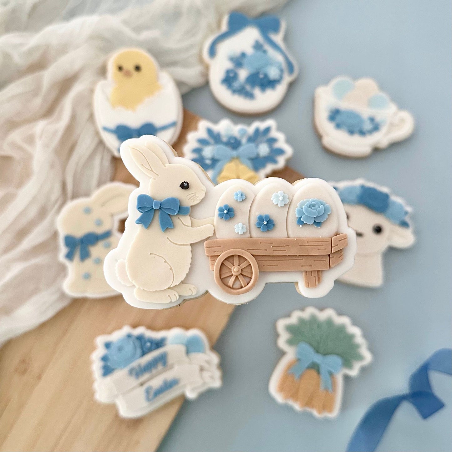 Easter Set #1 raised stamp by Le Monde De Mely