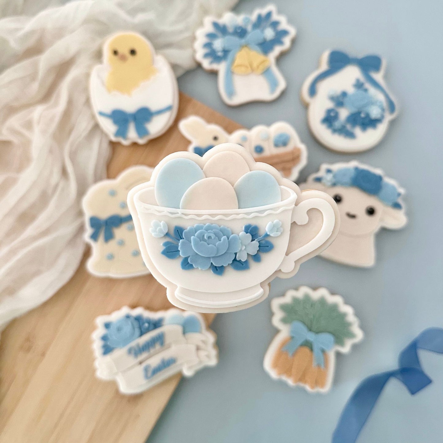 Easter Set #1 raised stamp by Le Monde De Mely