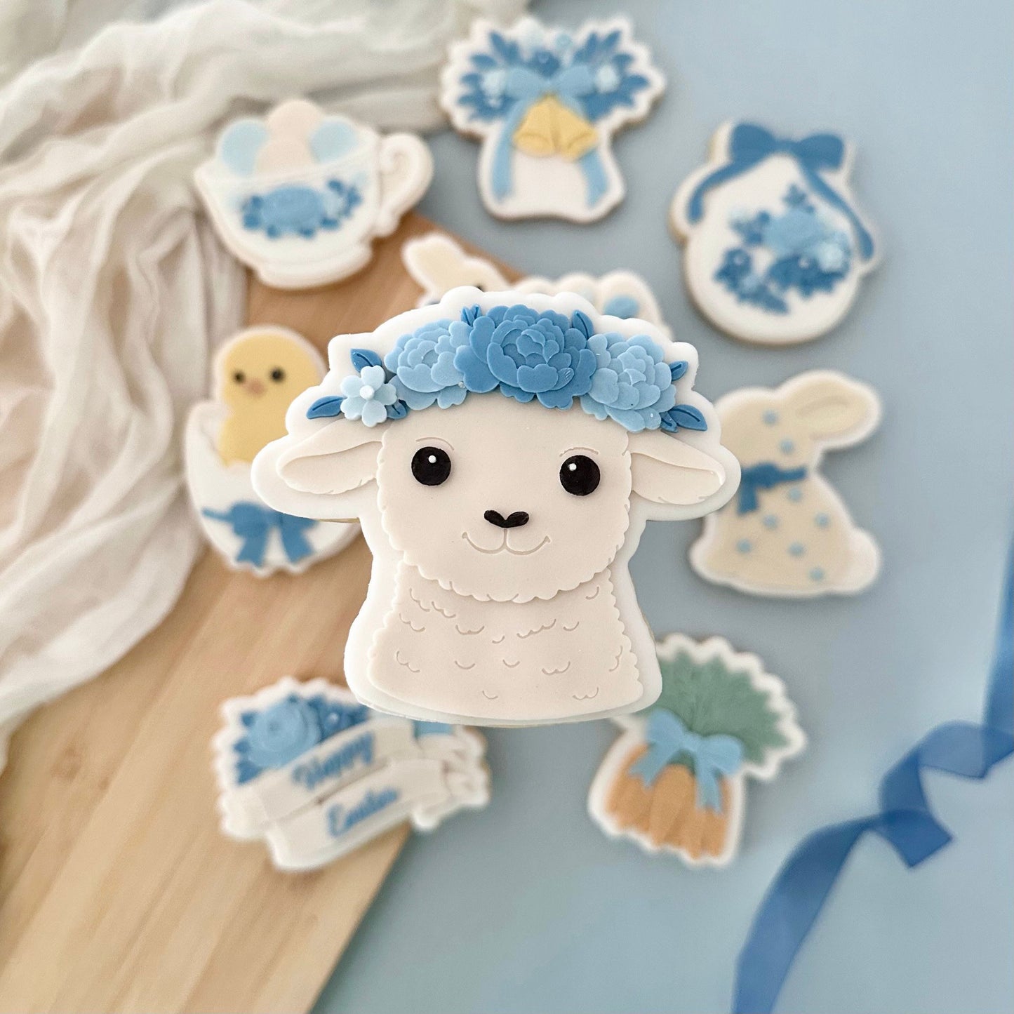 Easter Set #1 raised stamp by Le Monde De Mely