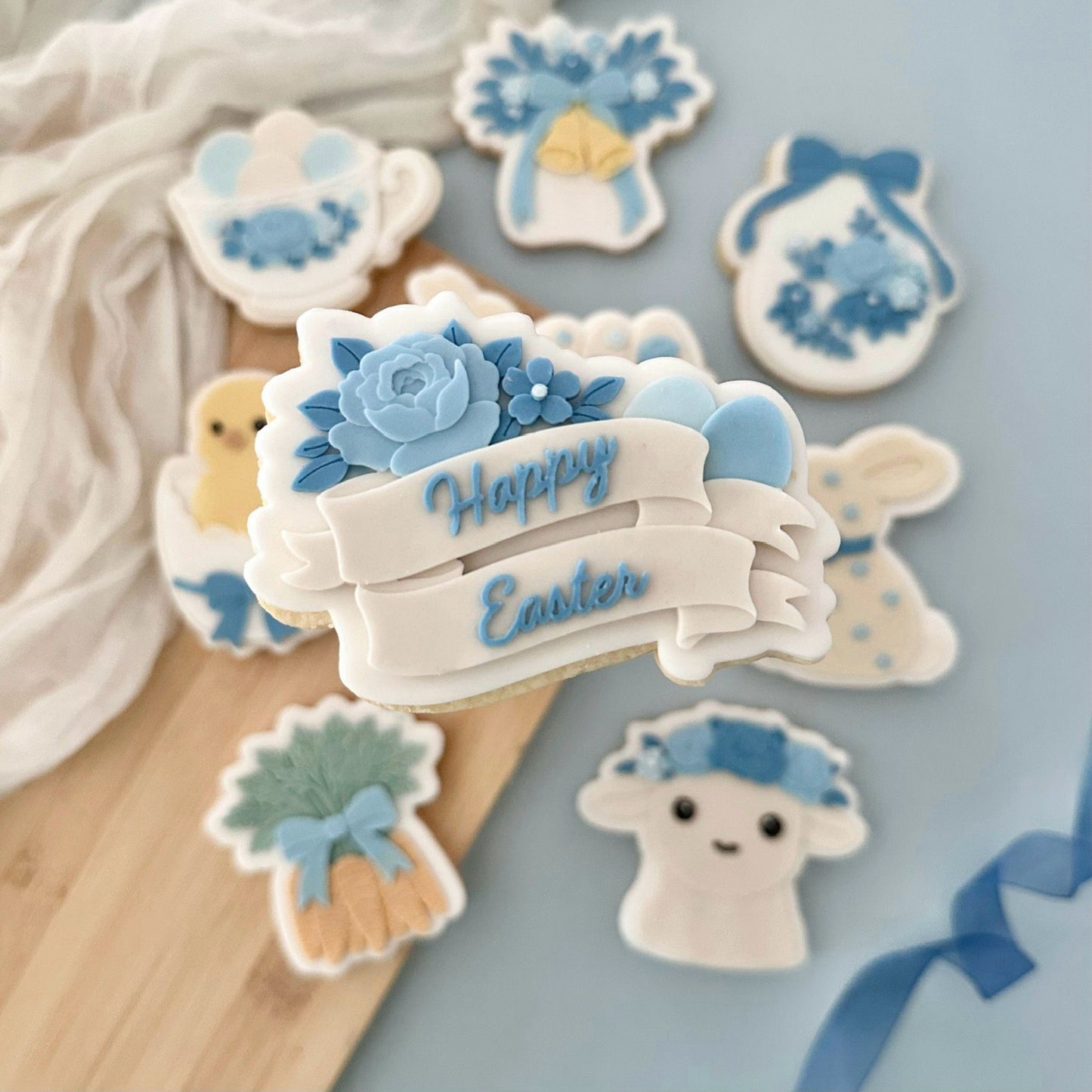 Easter Set #1 raised stamp by Le Monde De Mely