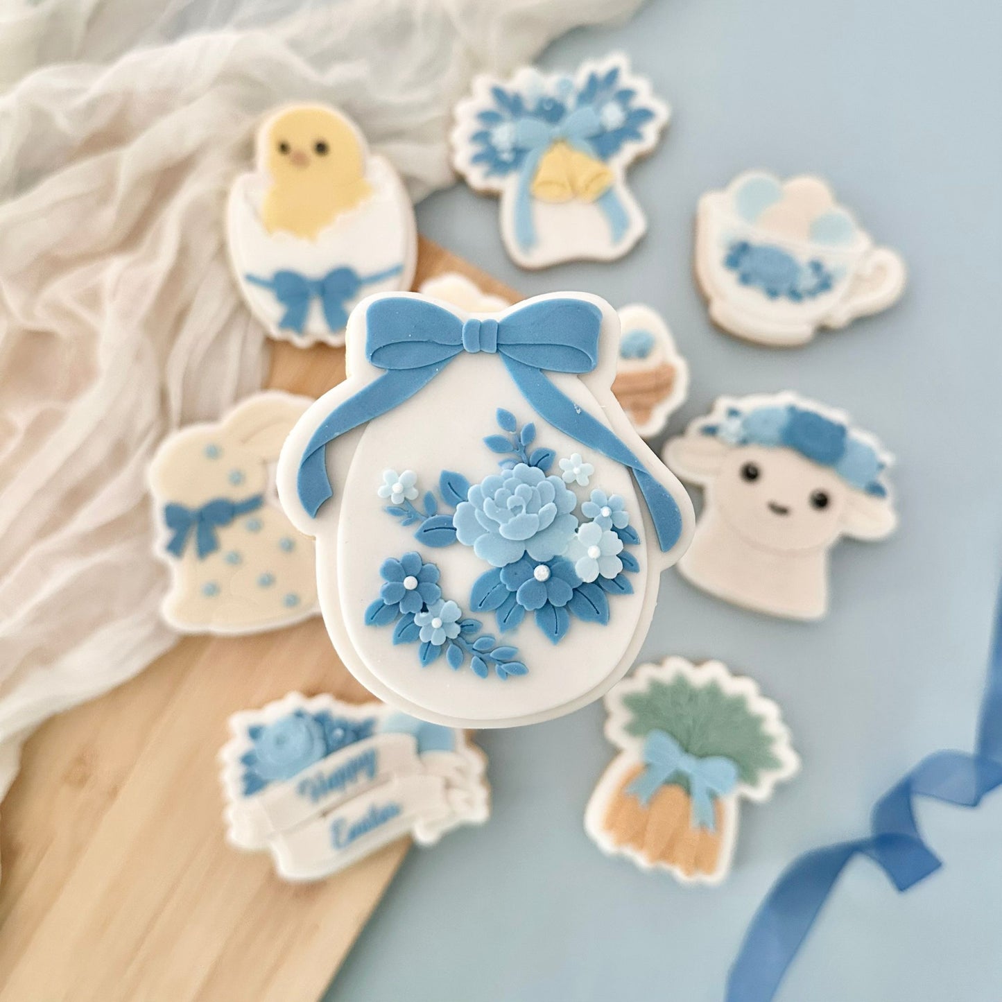 Easter Set #1 raised stamp by Le Monde De Mely
