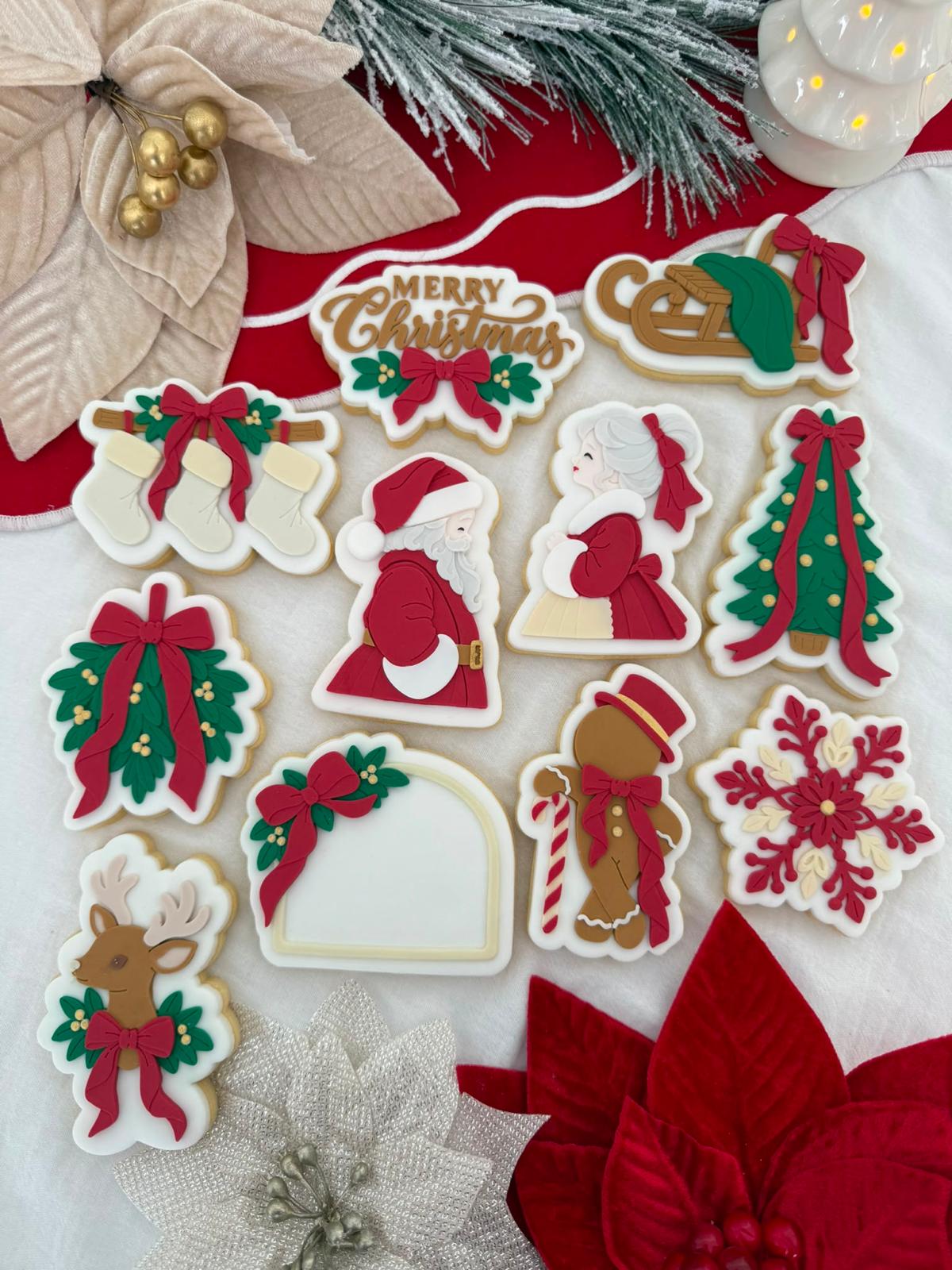 Christmas Classy Set raised stamp by Le Monde De Mely