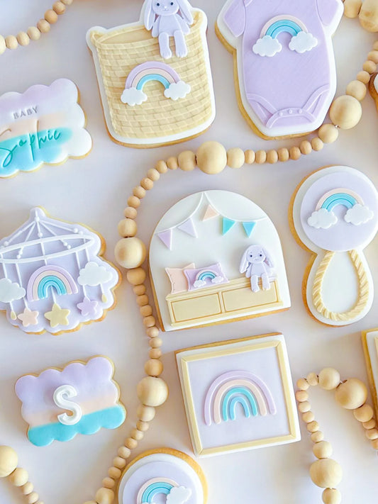 Cloud Baby Set raised stamp by Le Monde De Mely