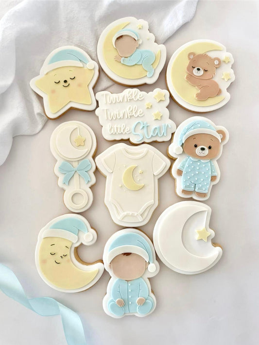 Twinkle Twinkle Little Star Set raised stamp by Le Monde De Mely