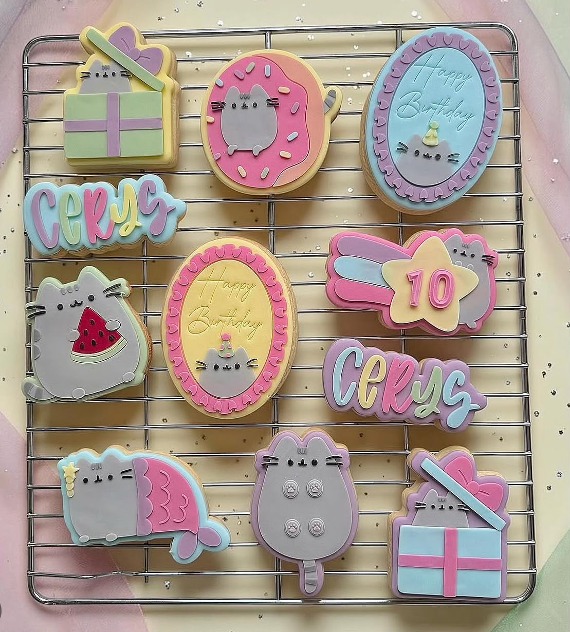 Fun Cat Set raised stamp by Bennets Biccys