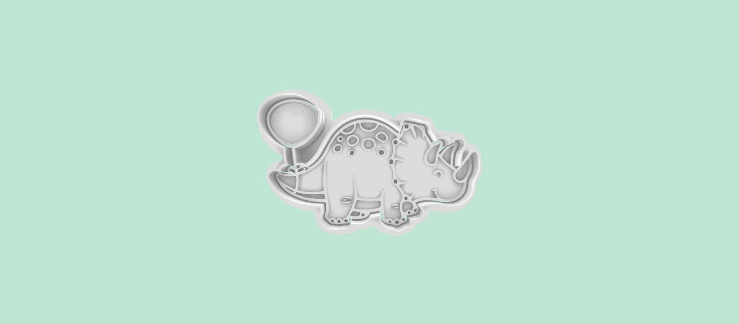 Dinosaur with Balloon