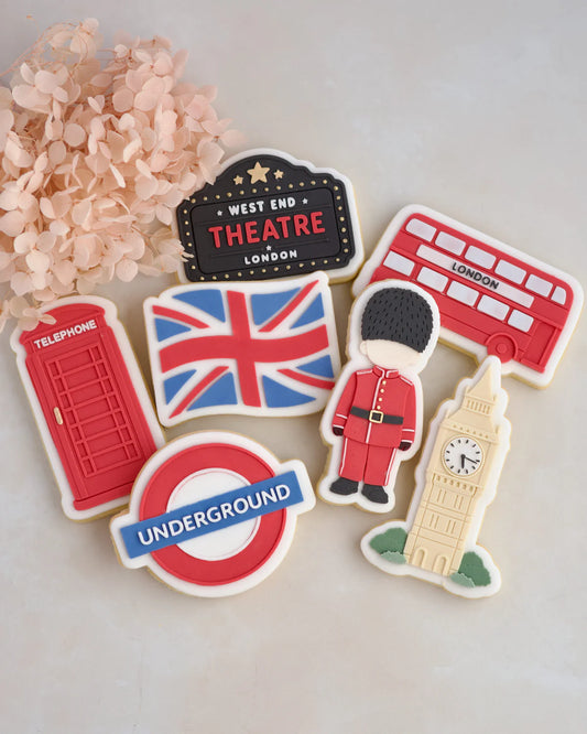 London Travel Set raised stamp by Le Monde De Mely