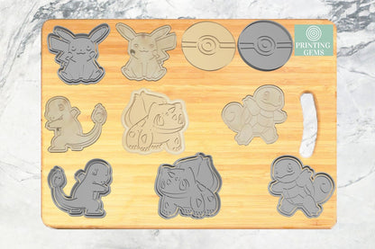 Pokemon Cookie Cutters