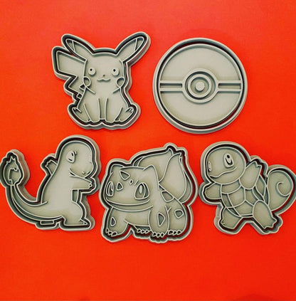 Pokemon Cookie Cutters