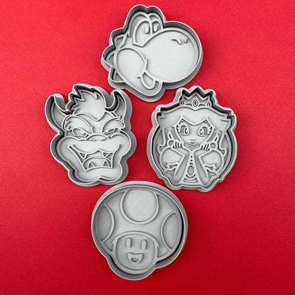 Super Mario cookie cutters
