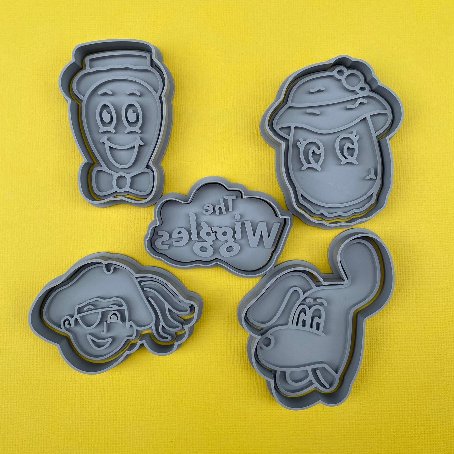 Wiggles cookie cutters