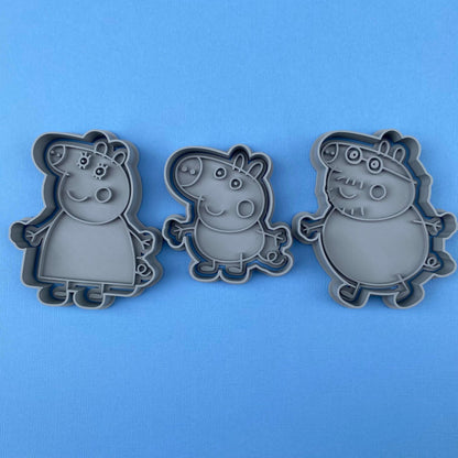 Peppa Pig cookie cutters