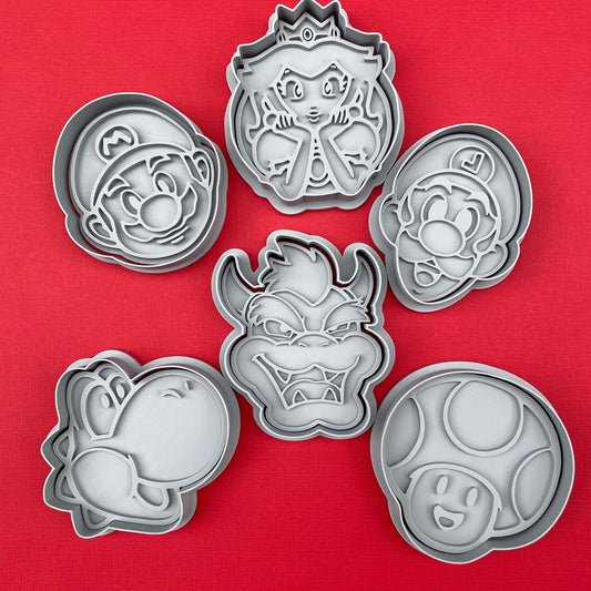 Super Mario cookie cutters