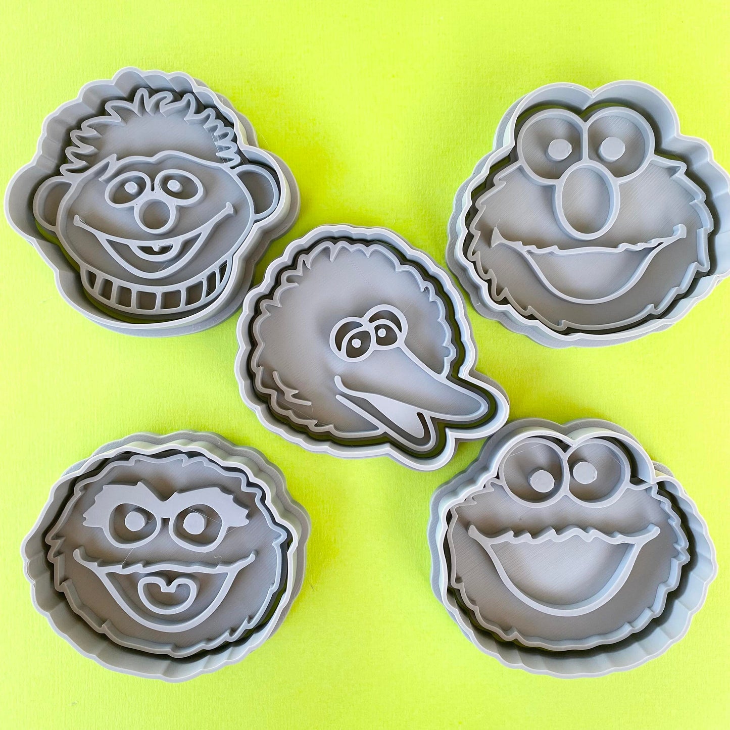 Sesame Street cookie cutters