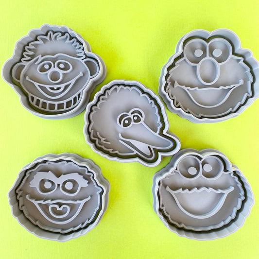 Sesame Street cookie cutters