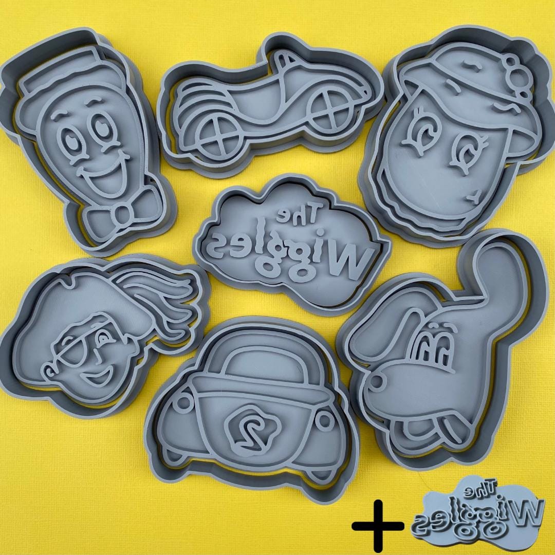 Wiggles cookie cutters
