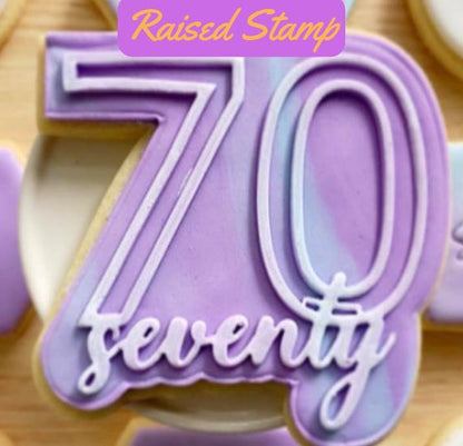 Cone Shell Raised Cookie Cutter & Stamp STL