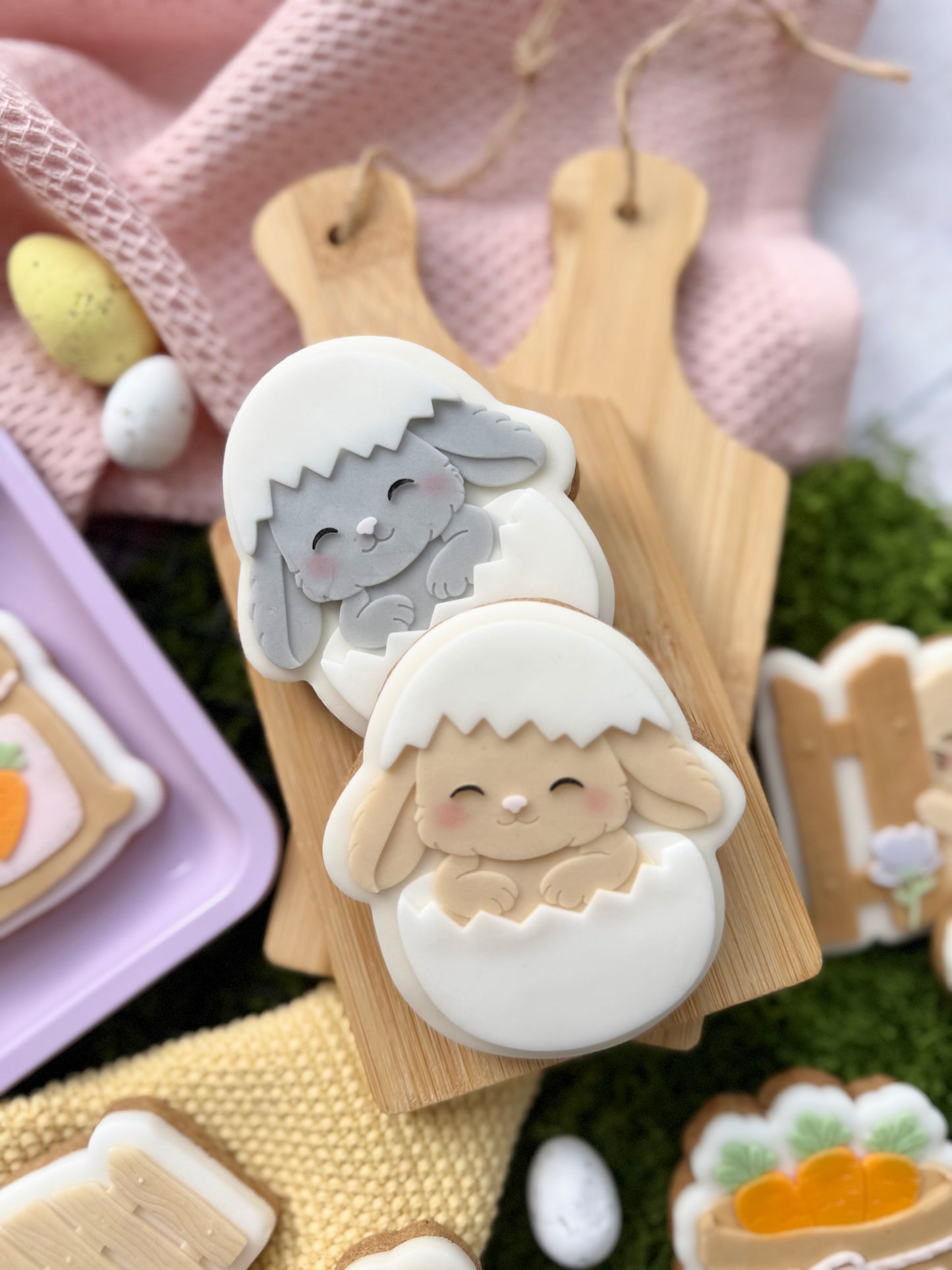 Easter Set #5 raised stamp by Le Monde De Mely