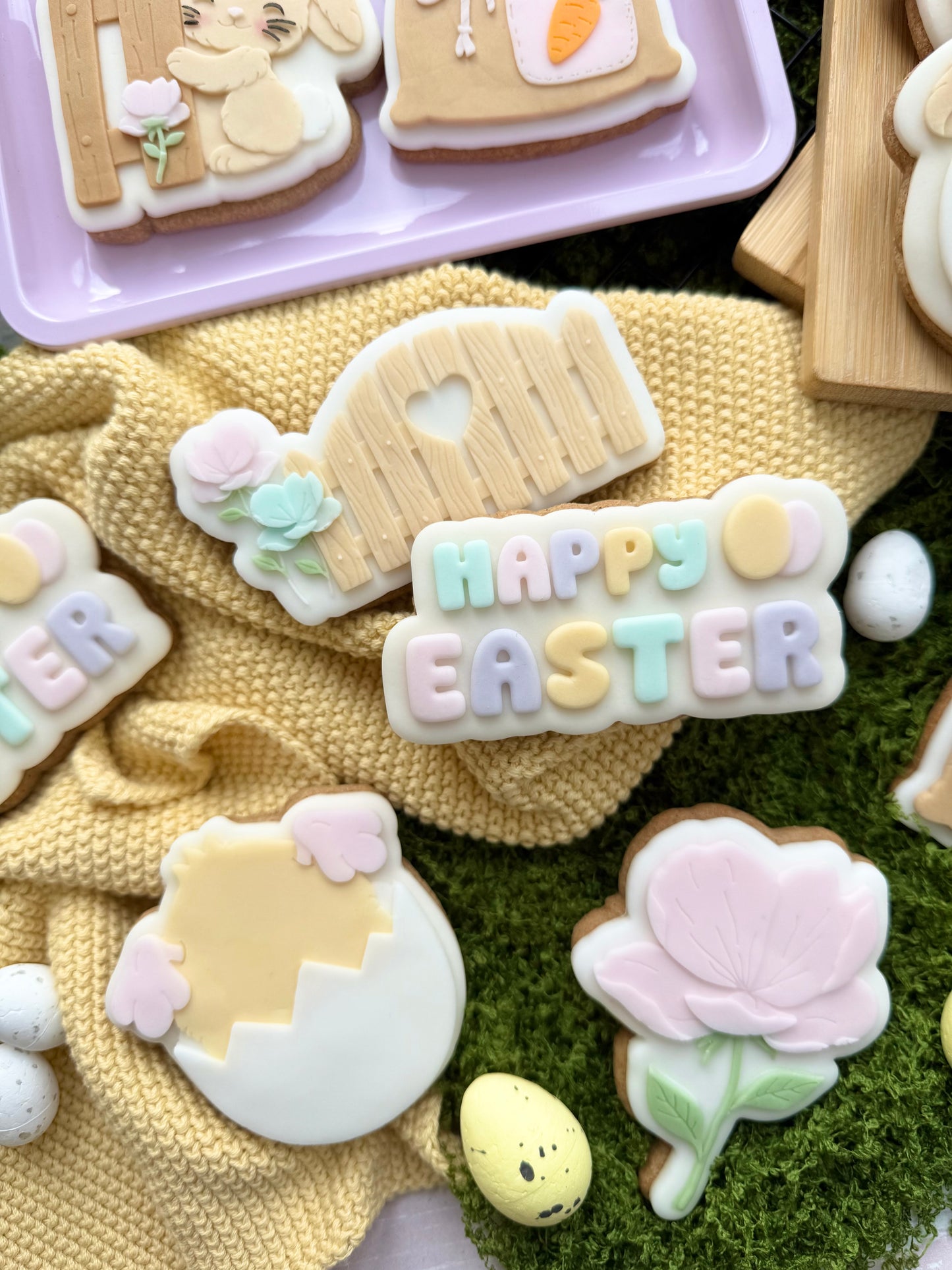 Easter Set #5 raised stamp by Le Monde De Mely