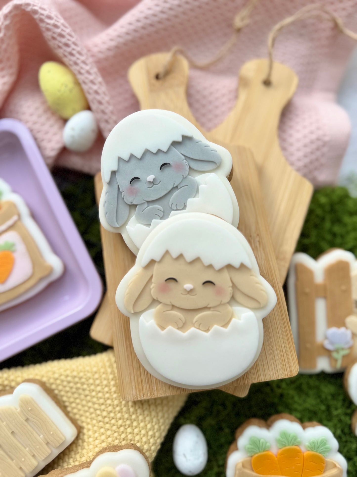 Easter Set #5 raised stamp by Le Monde De Mely