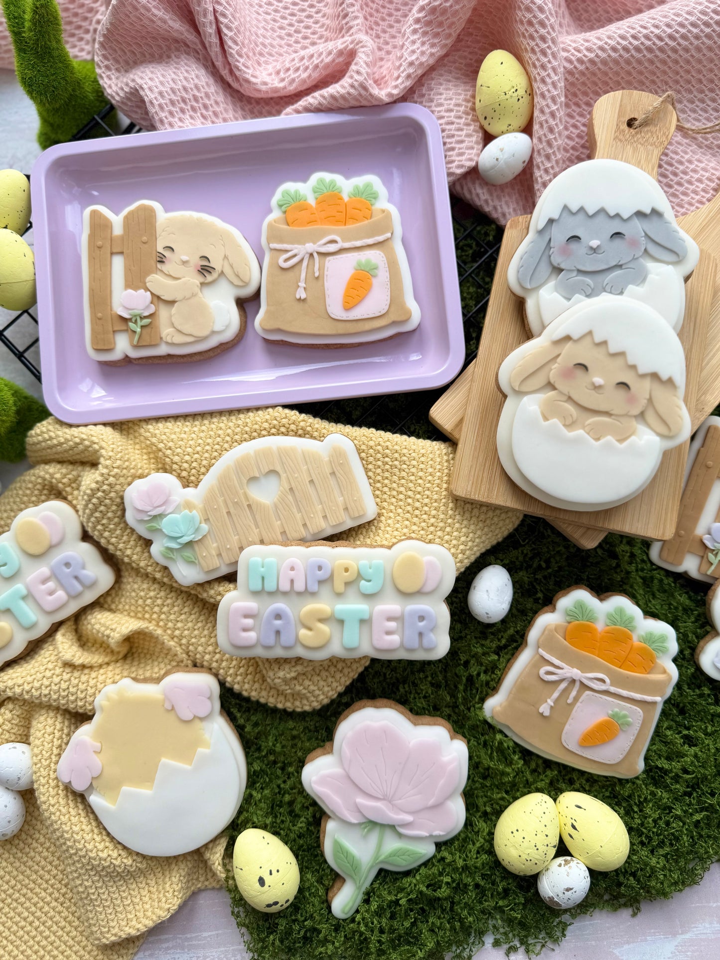 Easter Set #5 raised stamp by Le Monde De Mely